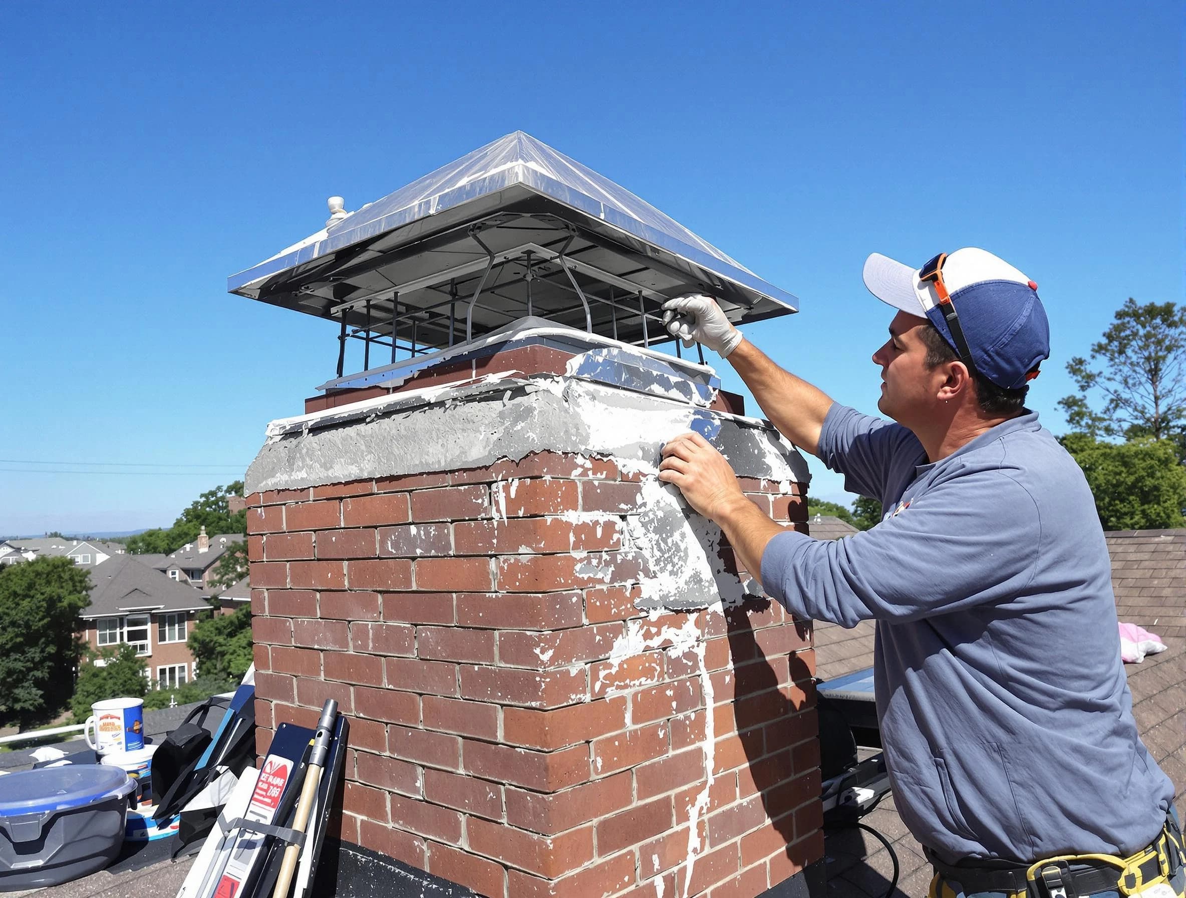 Chimney Crown Services service in Perth Amboy, NJ